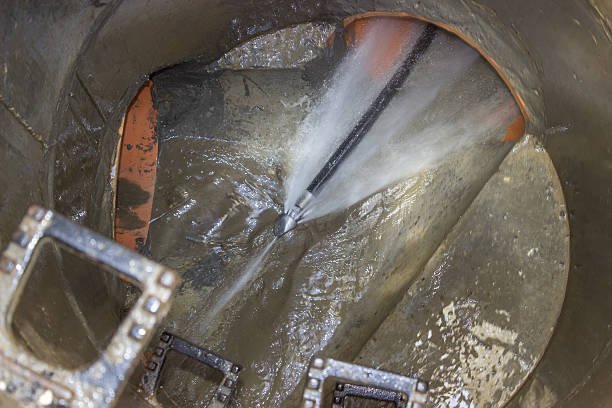 Tubulação limpa após hidrojateamento profissional em Arapongas
